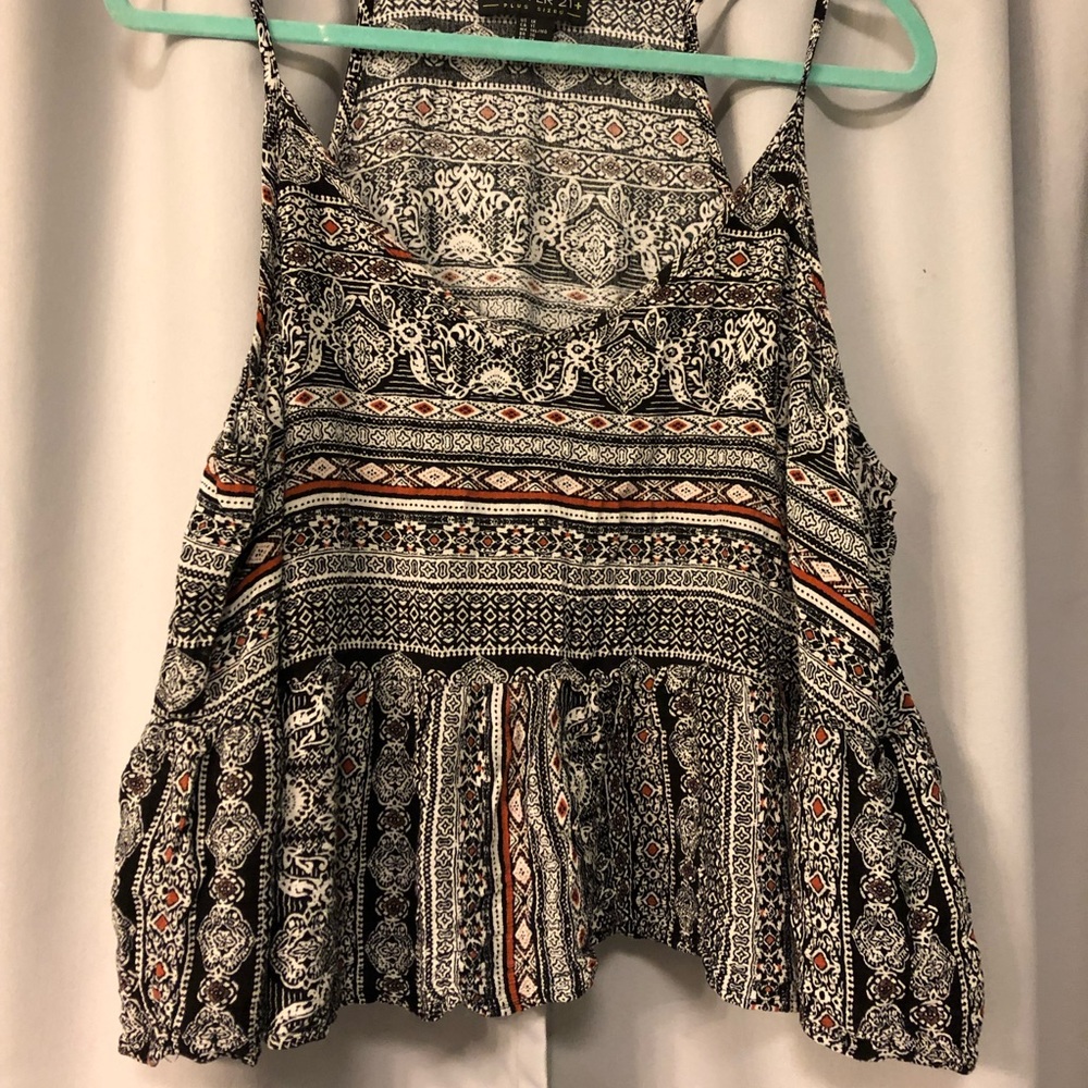 Boho Peplum Tank